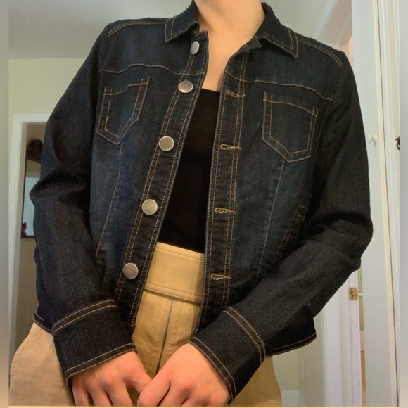 Edit By Jeanne Beker Denim Jakcet - Picture 2 of 3